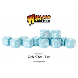 Bolt Action Orders Dice - Blue (12)