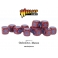 Bolt Action Orders Dice - Maroon (12) 