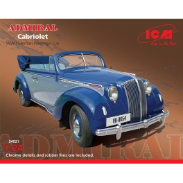 ICM24021 Admiral Cabriolet WWII German Passenger Car 