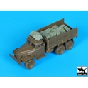 Black dog T72104 Zil 157 Soviet army truck accessories set