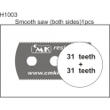 CMK scie résine dentition fine (31 dents)