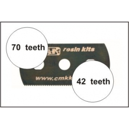 CMK 5 scies résine dentition mixte (42-70 dents)