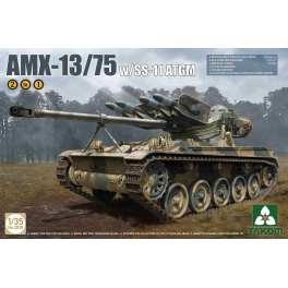 Takom 2038 AMX-13 canon de 75mm et missiles antichars SS-11 Takom 2038 AMX-13 canon de 75mm et missiles antichars SS-11