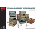 Vodka Bottles with Crates 