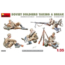 Soviet Soldiers Taking a Break 