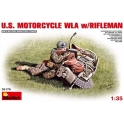 U.S.Motorcycle WLA with Rifleman 