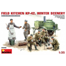 Field kitchen KP-42 winter scenary