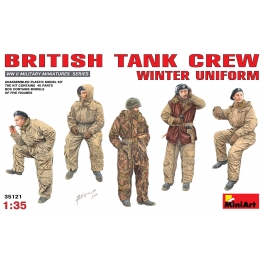 British Tank Crew in winter uniform 