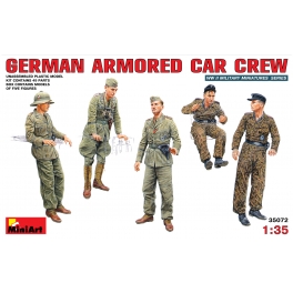 German armoured car crew