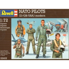 Revell 02402 Pilotes modernes (nouvelles figurines)