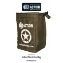 Bolt Action Allied Star Dice Bag & Order Dice (Green)
