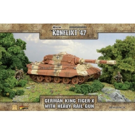 King Tiger-X  with Heavy Rail Gun