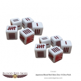 Japanese Blood Red Skies Dice