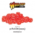 D6 Dice Pack - Red (30)
