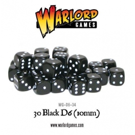 D6 Dice Pack - Black (30)