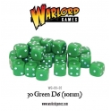 D6 Dice Pack - Green (30)