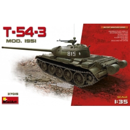 MiniArt 37015 Char soviétique T-54-3 modèle 1951 1/35ème