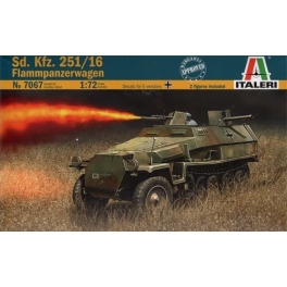 italeri 7067 Sdkfz251 lance flammes