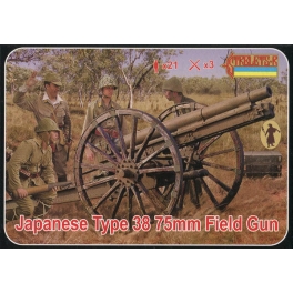 Strelets 176 Canon de campagne japonais Type 38 et servants