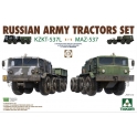 Takom 5003 Tracteurs russes modernes KZKT-537L et MAZ-537