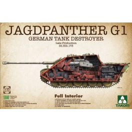 Takom 2106 Chasseur de chars Sd.Kfz.173 Jagdpanther G1 prod. tardive 1/35e