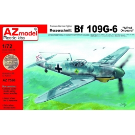 AZ Model 7596 Chasseur allemand Messerschmitt Bf-109G-6 'Alfred à bord'