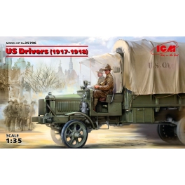 ICM 35706 Figurines de conducteurs US Army 1ère Guerre Mondiale