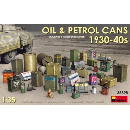 MiniArt 35595 Bidons d'huile et de carburant années 30-40