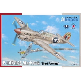 Special Hobby 72379 Chasseur Curtiss P-40K-1/5 Warhawk "Short Fuselage"
