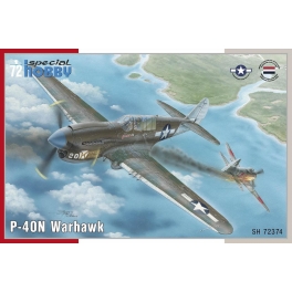 Special Hobby 72374 Chasseur Curtiss P-40N Warhawk