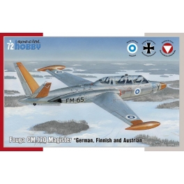 Special Hobby 72373 Avion d'entraînement Fouga CM.170 Magister Forces aériennes allemande, finlandaise et autrichienne