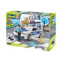 Revell junior - voiture de police avec figurines