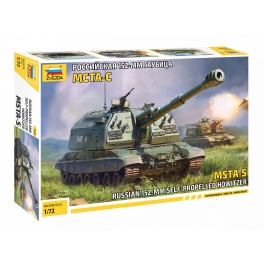 Zvezda 5045 Obusier automoteur russe 152mm MSTA-S