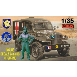 Bilek B994 Dodge WC-54 Ambulance + figurine Conductrice "Rochambelle" Bilek B994 Dodge WC-54 Ambulance + figurine Conductrice "Rochambelle"
