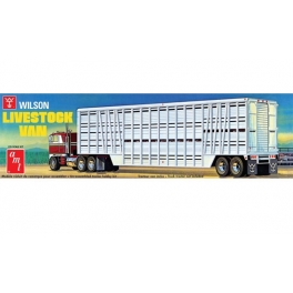AMT 1106 - Wilson Livestock Van Trailer 1/25