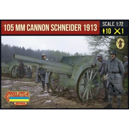 Strelets A015 Canon de 105mm Schneider Modèle 1913 avec servants français 1ère GM