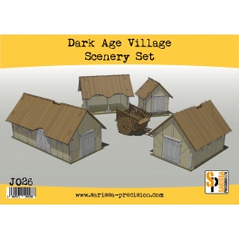 Dark Age Village Scenery Set