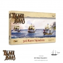 Warlord Games 792010002 Blacks Seas Escadre de 3ème rang (1770-1830)