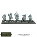 Halfling Goat Riders with Spears