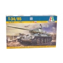 Italeri 6545 Tank soviétique T-34/85 avec intérieur détaillé