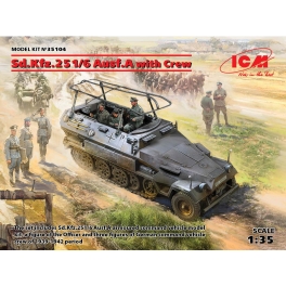 ICM 35104 Sd.Kfz.251/6 Ausf.A avec équipage