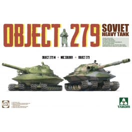 Takom 5005 Chars soviétiques Object 279 + Object 279M + figurine soldat en tenue NBC Takom 5005 Chars soviétiques Object 279 + Object 279M + figurine soldat en tenue NBC