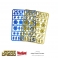 Warlord Games 659010001 Marqueurs pour le jeu Judge Dredd