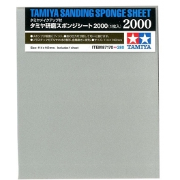 Tamiya 87170 Sanding sponge sheet 2000