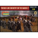 Strelets 220 - Infanterie de ligne française en marche - Set 2 - Compagnies de flanc