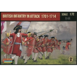 Strelets 231 - Infanterie britannique à l’attaque 1701-1714