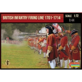 Strelets 232 Infanterie britannique en ligne de feu 1701-1714