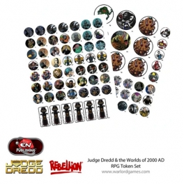 Warlord ENP2007 Judge Dredd RPG Token Set