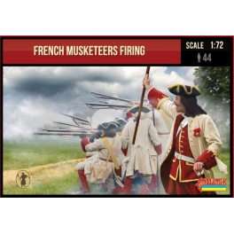 Strelets 234 Mousquetaires français tirant - Guerre de Succession d'Espagne 1701-1714