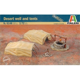 Italeri 6148 Puits et tentes désertiques
